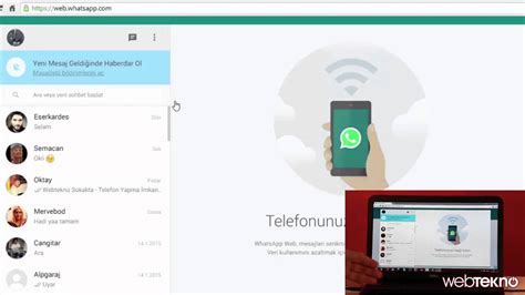 whatsapp bilgisayarda nasıl açılır